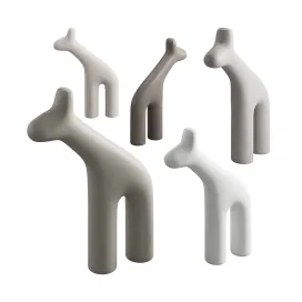 Plust raffa polyethylene sculptures